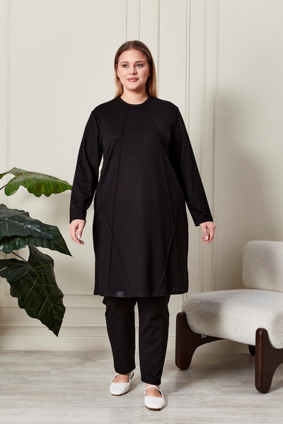 Ferace Women's Plus Size Ribbed Set