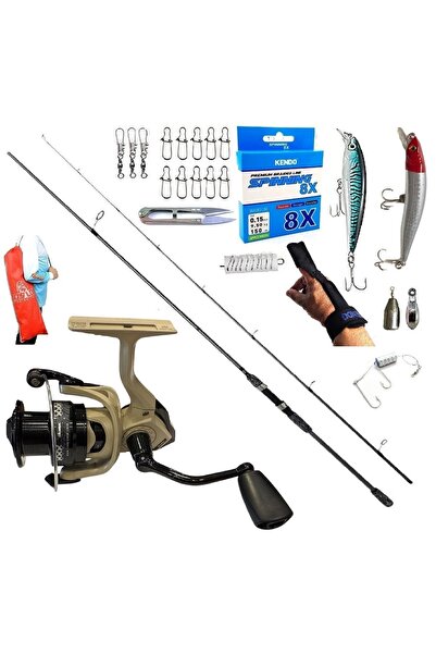 Okuma Wave Up 270cm 10-40gr Outrax 3000 Rapala Maket Balık Spin Olta Takımı Seti