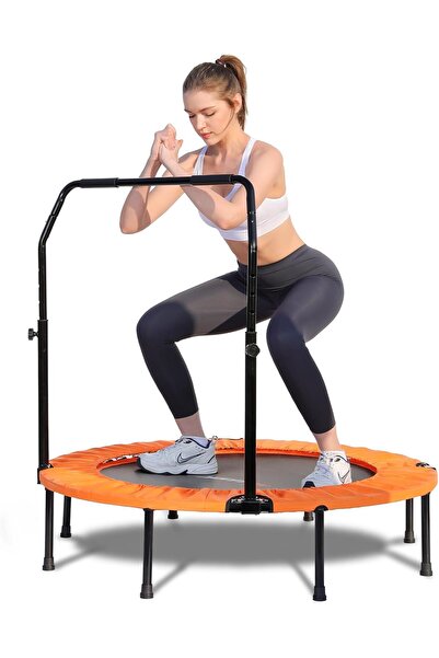 MAAS ترامبولين صغير قابل للطي مقاس 40 بوصة للبالغين والأطفال