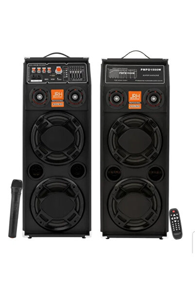 OEM Set of 2 active speakers JRH 2321A wireless microphone remote control 800 W