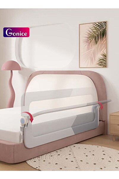 Gonice حواجز سرير قابلة للطي للأطفال الصغار، واقيات جانبية آمنة لسرير الأطفال...