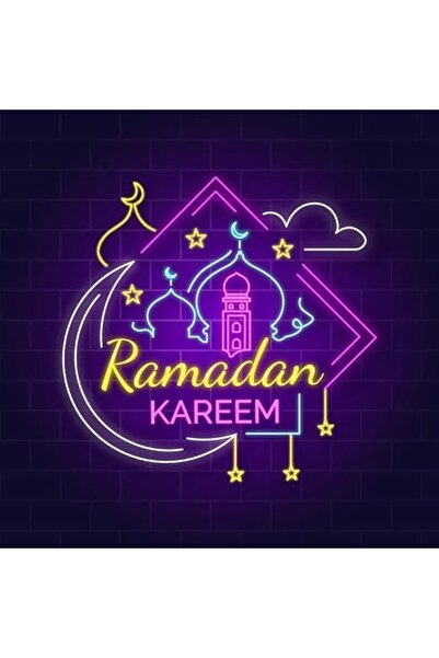 Slasa Ramadan Kareem LED Neon Sign 60x80 cm Acrylic Party & Home Decor