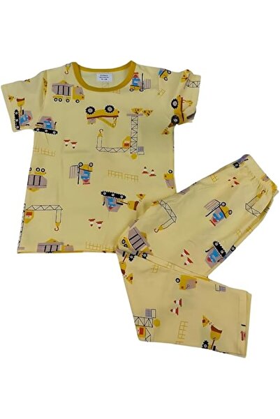 MINII MODZ Crane Cartoon Print Shirt & Pant Set for Girls