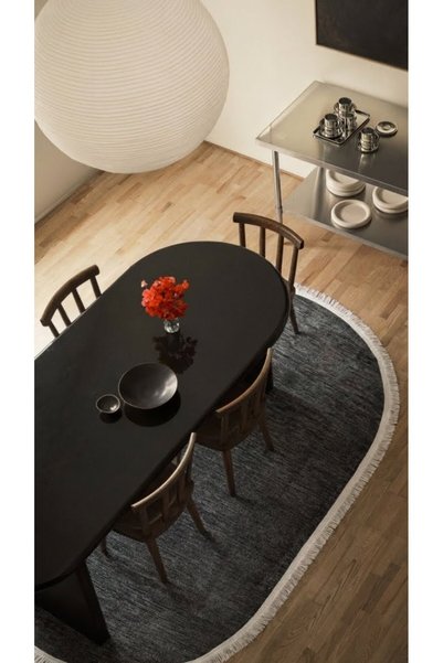 Halispecial Aheste-Antrasit-Oval-Salon-Oturma Odası-Koridor-Mutfak-Modern-Kil...