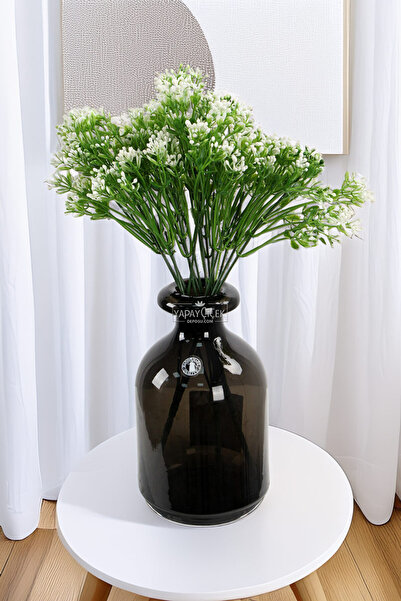 Yapay Çiçek Deposu Plantă artificială 5 ramuri de plante de perle sălbatice 3...