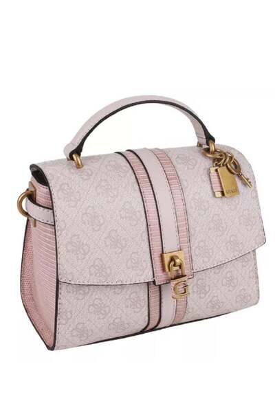 Guess Ginevra Logo Top Handle Flap Cross-body Bags