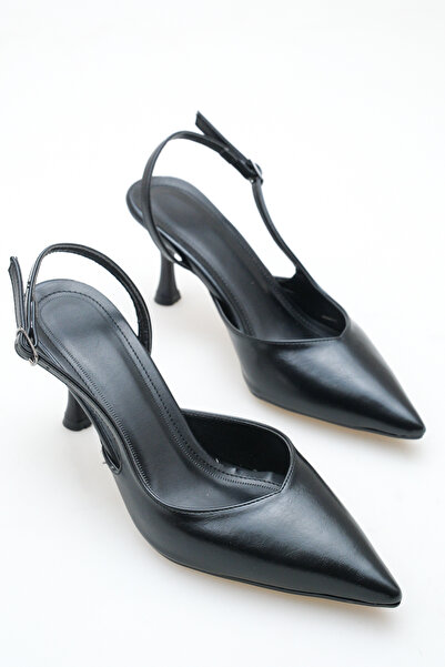 Shoesers Women's Asymmetrical Strap Pointed Toe Elegant Thin Design Casual He...