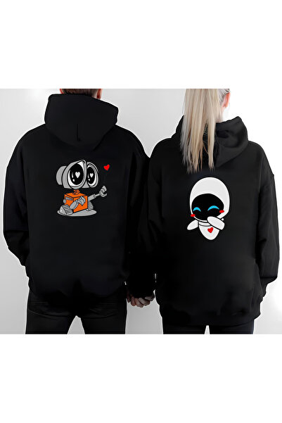 MODA سترة وول-إي فول-آي هدية عيد الحب لعام 14 فبراير، سترة مزدوجة اللون