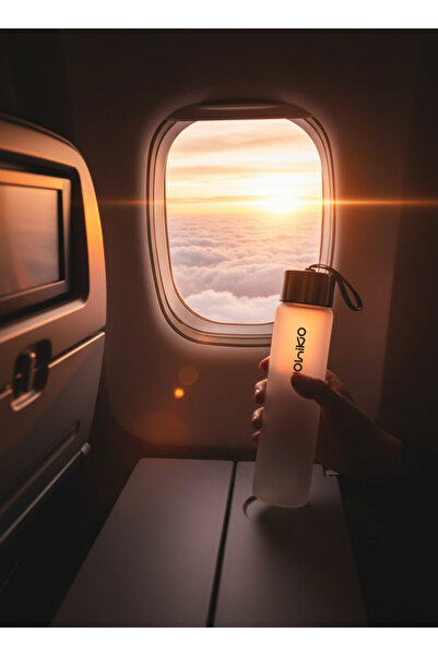 Nohiko 450 ml Cam Su Şişesi – Premium Kapak Cam Matara | Sızdırmaz & BPA Free