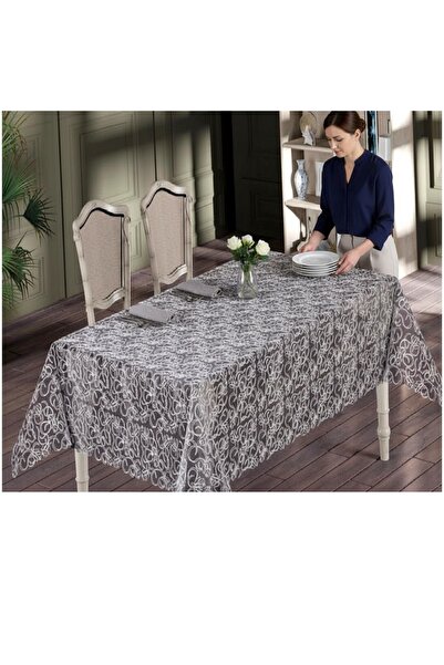 LACASA HOME LINEN مفرش طاولة فاخر وأنيق من LACASA HOME LINEN-FLORA مصنوع بالك...