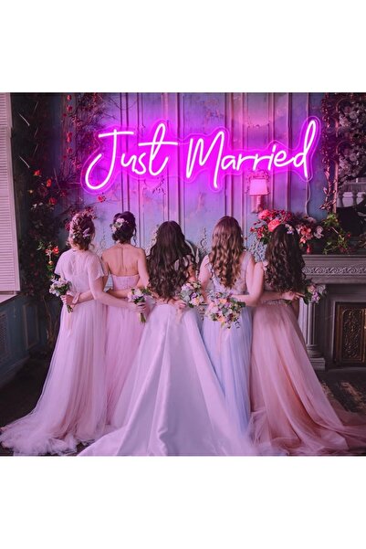 Slasa لوحة نيون LED مقاس 20×38 سم، مصباح حائط أكريليك وردي اللون، مناسب للحان...