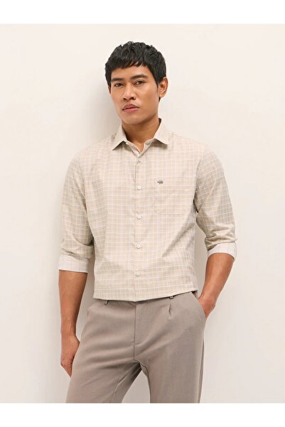 The Bear House قميص رجالي بقصة عادية، مناسب للارتداء اليومي والرسمي