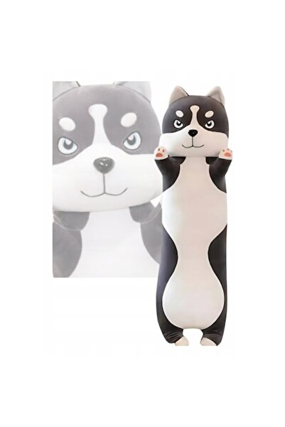 OEM Câine Lung - Jucărie/Pernă, Alb - Gri