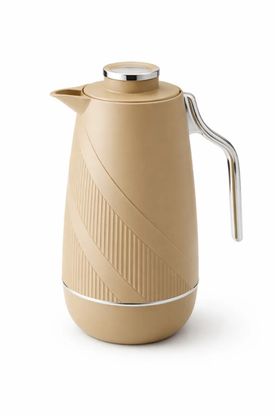 Urbanza Modern Insulated Serving Flask with Textured Body and Sleek Handle fo...