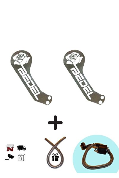 GMS CG Cup E-bike modifiye bedel çeki demiri nikel 2 adet(+buji kablo kılıf)