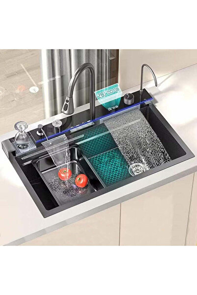 OEM Chiuveta Multifunctionala Cu 2 Cascade Cu Accesorii Incluse, Afisaj Digit...