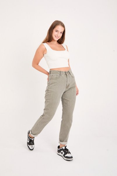 NOXTER JEANS بنطلون جينز نسائي عالي الخصر