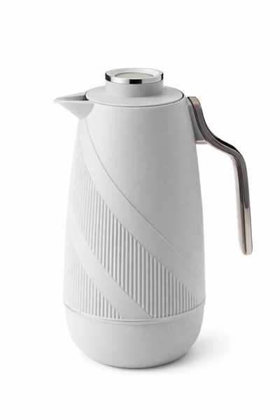 Urbanza Modern Insulated Serving Flask with Textured Body and Sleek Handle fo...
