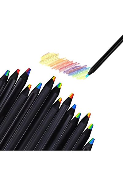 Arabest 12 Colored Pencils, Multi Colour Pencils for Adult Colouring Sketchin...