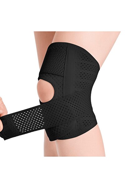 Bukela Spring-supported knee brace M-2 Black (left)