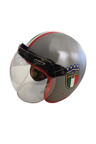 CanEbike RETRO AÇIK MOTOSİKLET KASKI