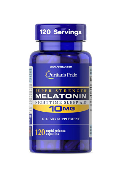 Puritans Pride Supplements, Premium Super Strength 10mg Sleep Aid, for Sound ...