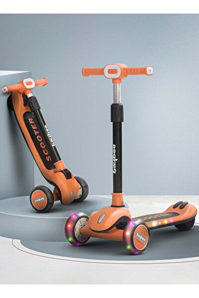 BAYBEE سكوتر كروز للأطفال، سكوتر ذكي قابل للطي مع مقبض قابل لتعديل الارتفاع (...