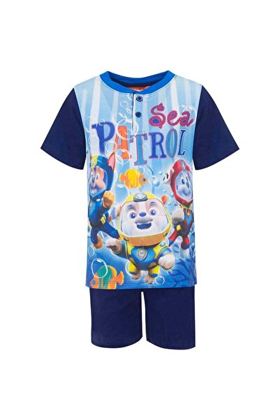 PAW PATROL Set pijama baieti: tricou si pantaloni scurti Sea