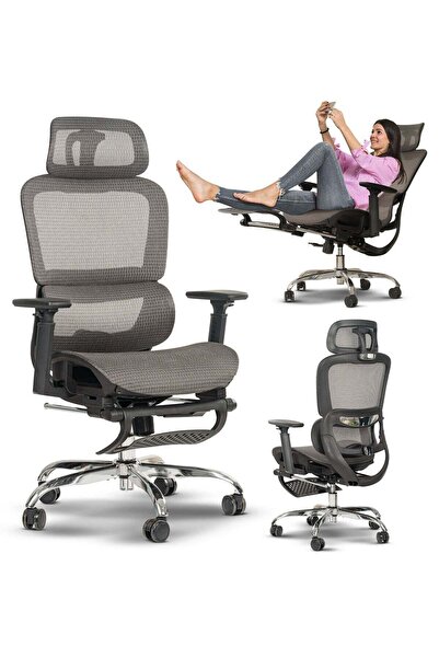 DROGO كرسي مكتب فاخر للمنزل، كرسي مكتب مريح للكمبيوتر وكرسي مكتب