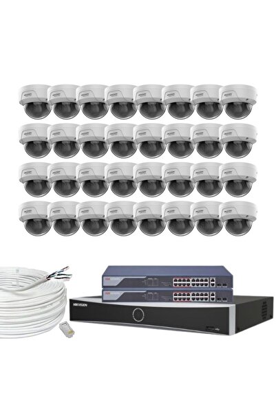 Hikvision Professional surveillance system Hikvision, 32 cameras, 4MP 2K, IR ...