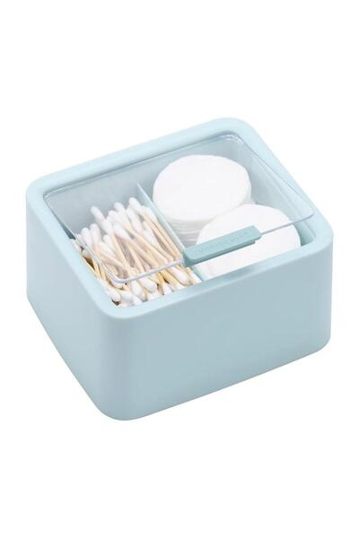 Bukela Double-layer storage box with compartments (blue, 14.5*13*8cm)
