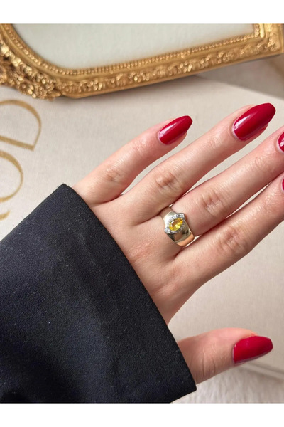 LEROSY CO. Solena Yellow Stone Ring