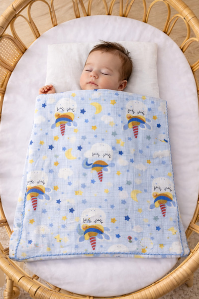 Rain Baby Baby Muslin Blanket 80X90