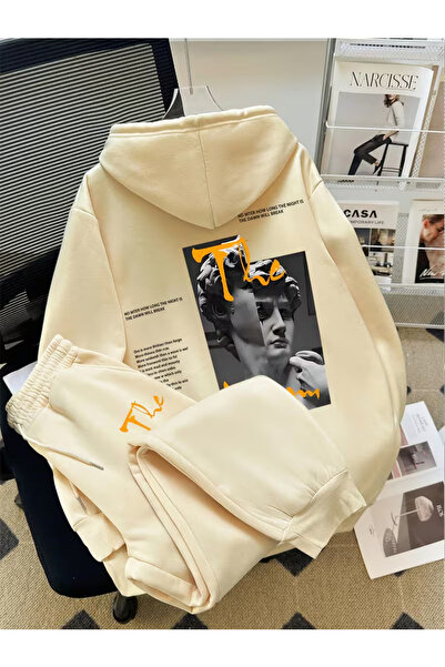 COMANCHERO Men's the Dream Printed Hooded Tracksuit Set Bottom Top