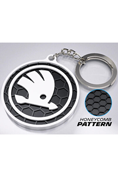 HİDRODEN Skoda Car Key Chain - Skoda Auto Key Chain - Logo Key Chain