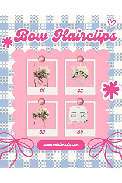 MINII MODZ Bow Scrunchies – Combo Pack of Soft Hair Rubber Bands for Girls, Toddlers & Infants | Best for Gif