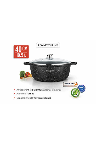 Royalty Line Cast aluminum pot with marble coating 40 cm