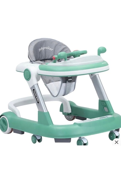 Happy Premergator cu volan gri cu verde