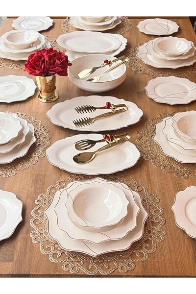 ROSSEV Yemek Takımı Dor 39 Parça 6 Kişilik