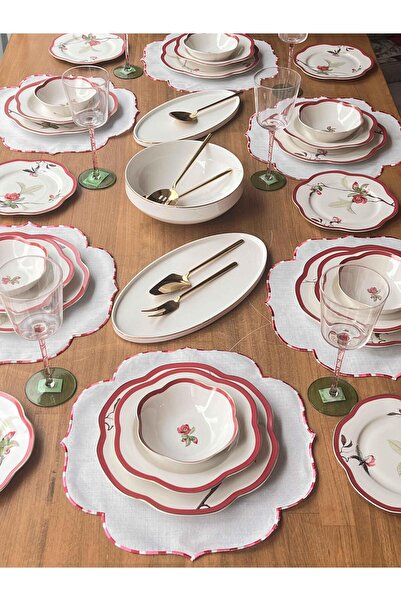 ROSSEV Yemek Takımı Riva 44 Parça 6 Kişilik