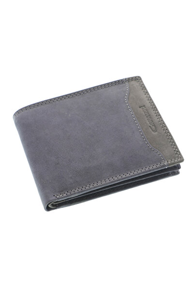 GiftExpress Giultieri Blue Genuine Leather Wallet 10×12 cm,