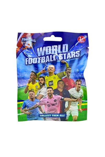 OEM Set of 3 World Football Stars Envelopes – Surprise Figurine 8 cm + Collec...