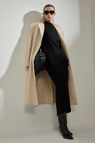 Touché Privé Stand Collar Knitwear Pullover