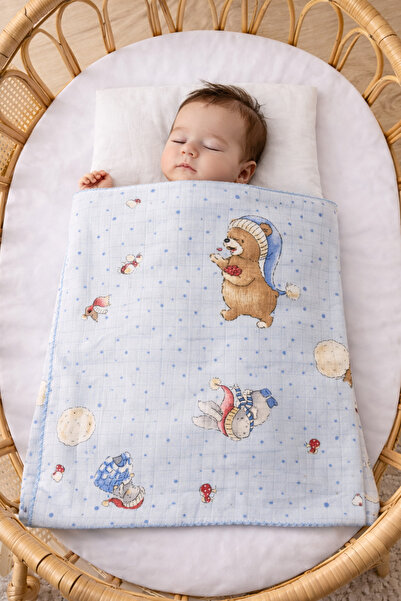 Rain Baby Baby Muslin Blanket 80X90