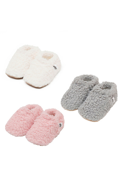 Ella Bonna Teddy Baby House Slippers, Non-Slip Sole, Nursery Shoes Slippers 3...