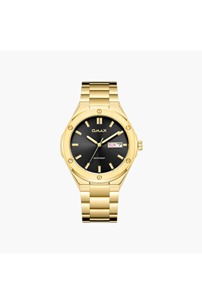 Omax Gold-Tone Men's Analog Watch