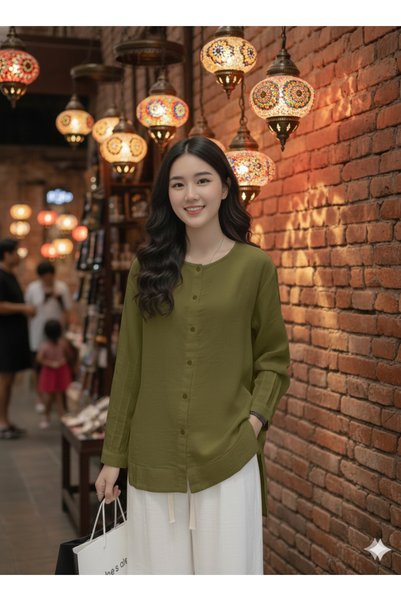 StepIntex Korean Style Loose Fit, Versatile Casual Shirt