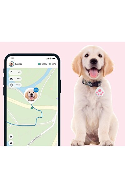 ART3 Evcil Hayvan Takip Cihazı Mobil Uygulama Destekli Bluetooth GPS Kedi ve ...