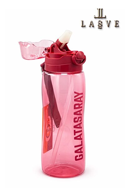 Galatasaray YENİ SEZON LİSANSLI 700ML TRITAN SULUK PİPETLİ