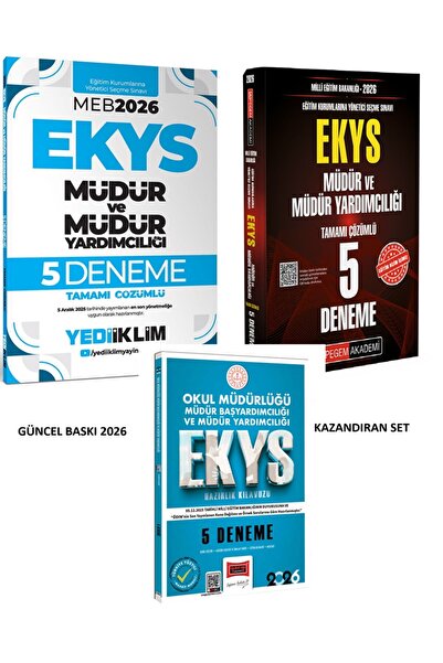 Pegem Akademi Yayıncılık Pegem-Yargı-Yediiklim 2026 MEB EKYS Müdür Ve Müdür Y...